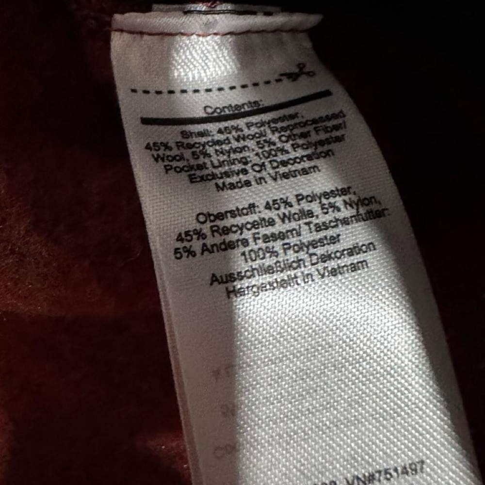 Rust Zip-Up Vest - Picture 4 of 4
